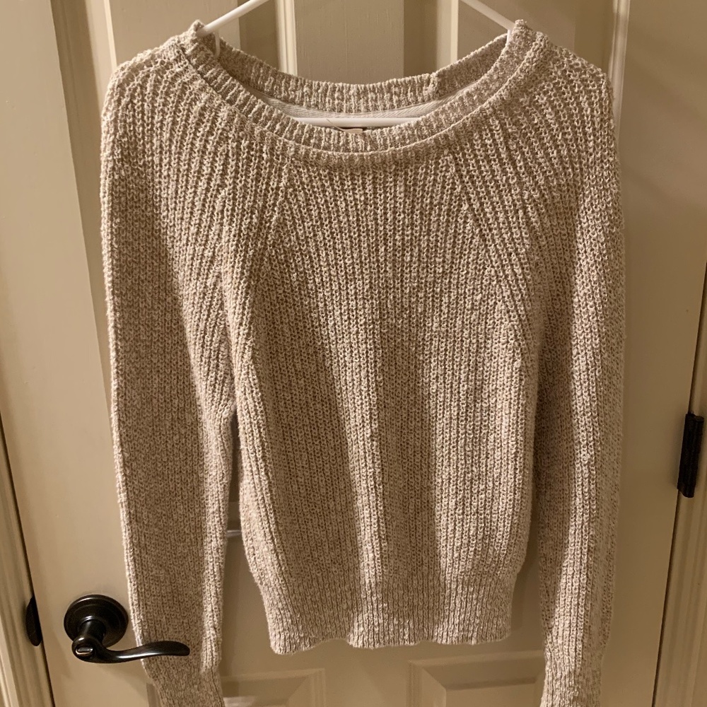 Cream/White Free People Sweater